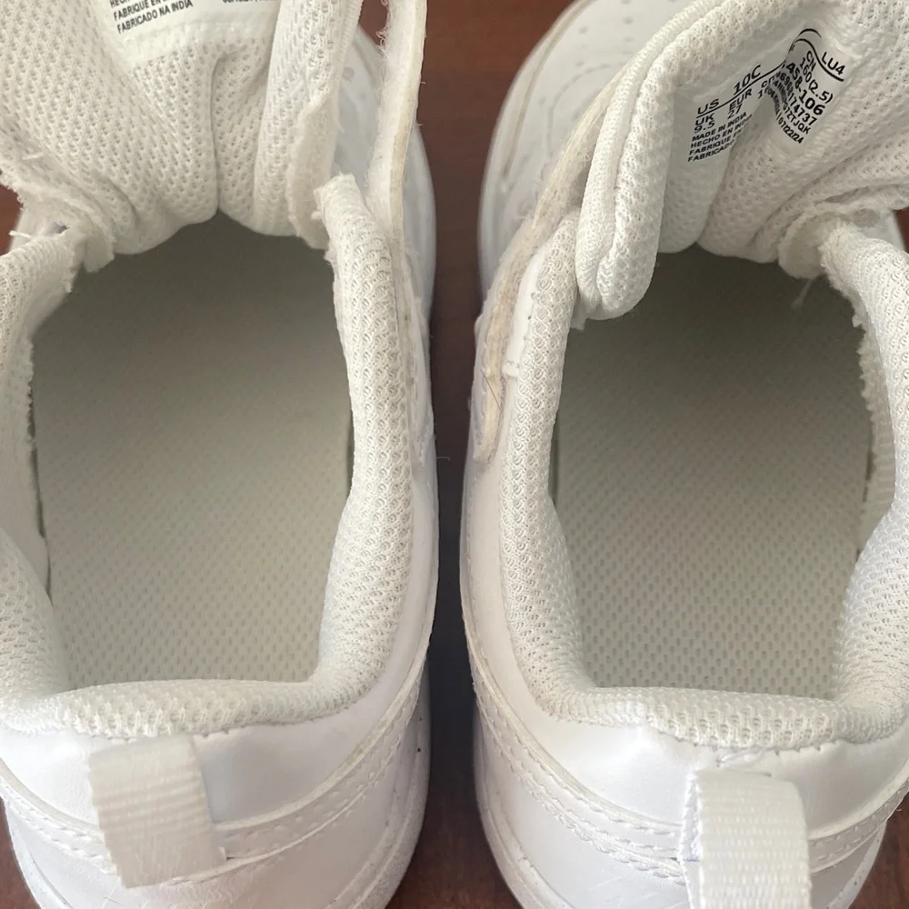 Nike toddler girls (age 4-5) All-White Sneakers - Picture 6 of 9
